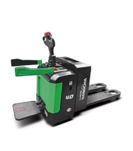 Lithium-Elektro-Niederhubwagen mit Plattform
